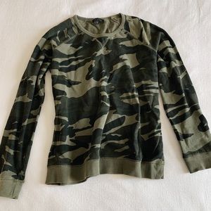 Lucky brand camo sweatshirt